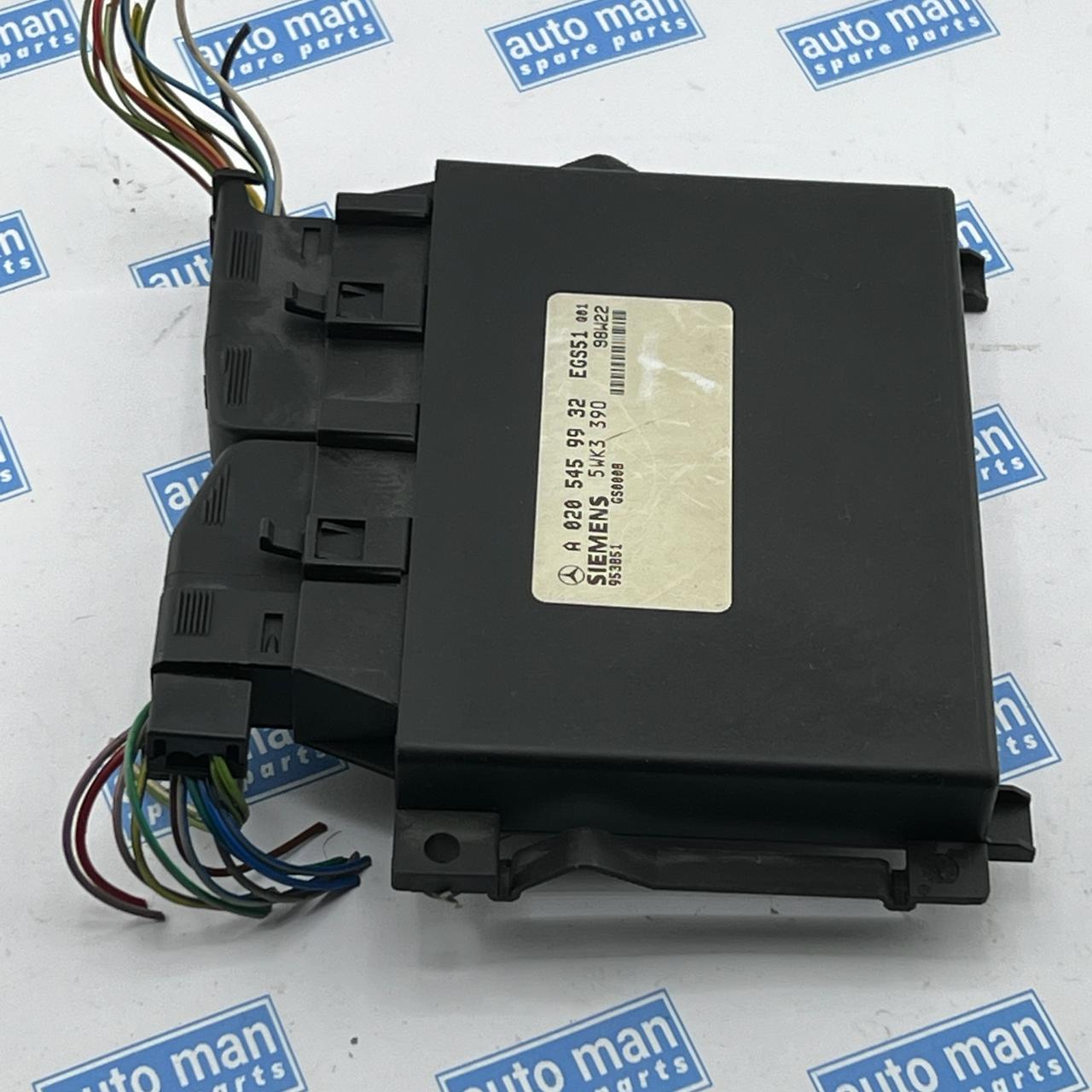 ECU AUTOMATIC GEARBOX MERCEDES SIEMENS 5WK3 390, 5WK3390, A 020 545 99 32, A0205459932