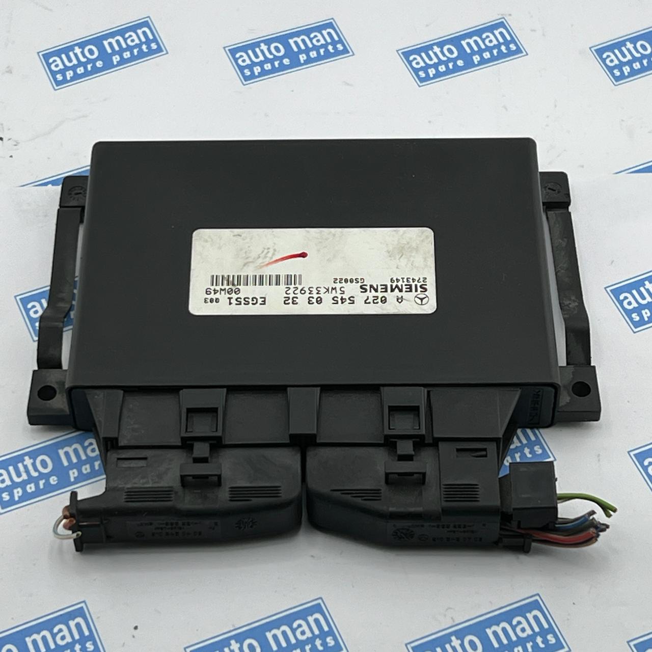 Control unit MERCEDES A0275450332 Siemens 5WK33922 A 027 545 03 32