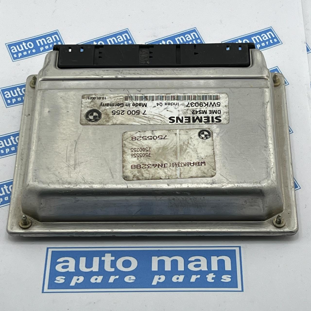 7500255 BMW 323i 1999-2000 Engine Control Unit ECU Module 150 4N4 B5