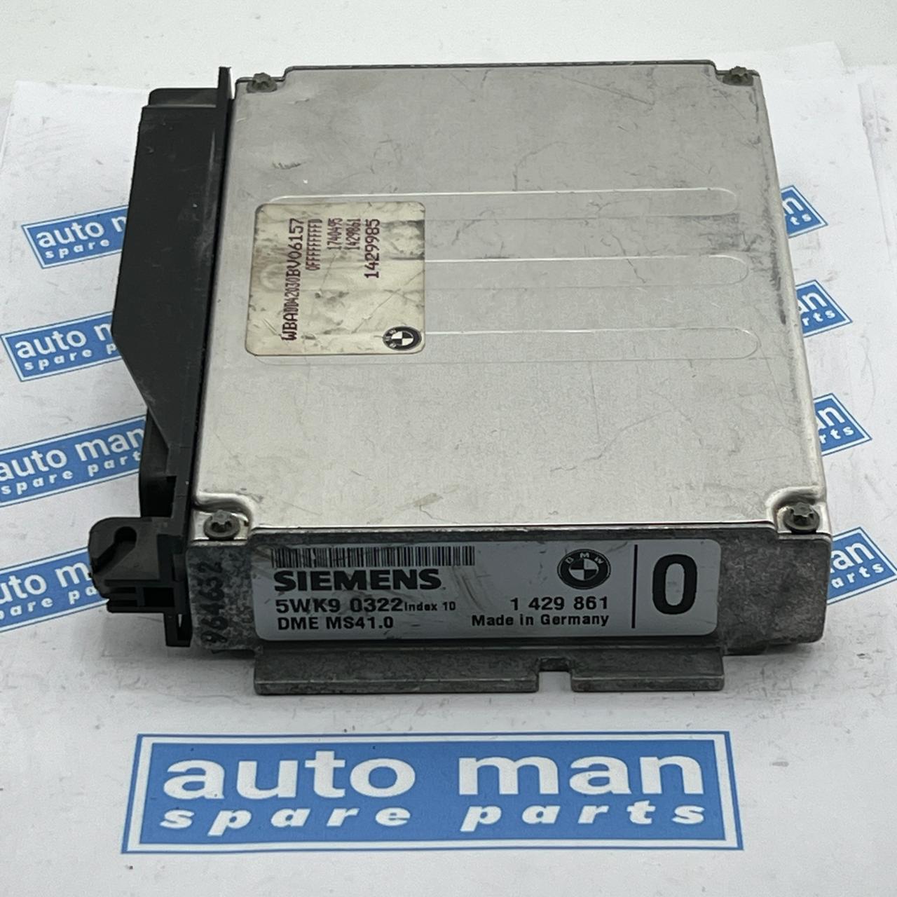 BMW E36 328i Z3 2.8 M52 M52B28 ECU 5WK90322 DME 1429861  MS41