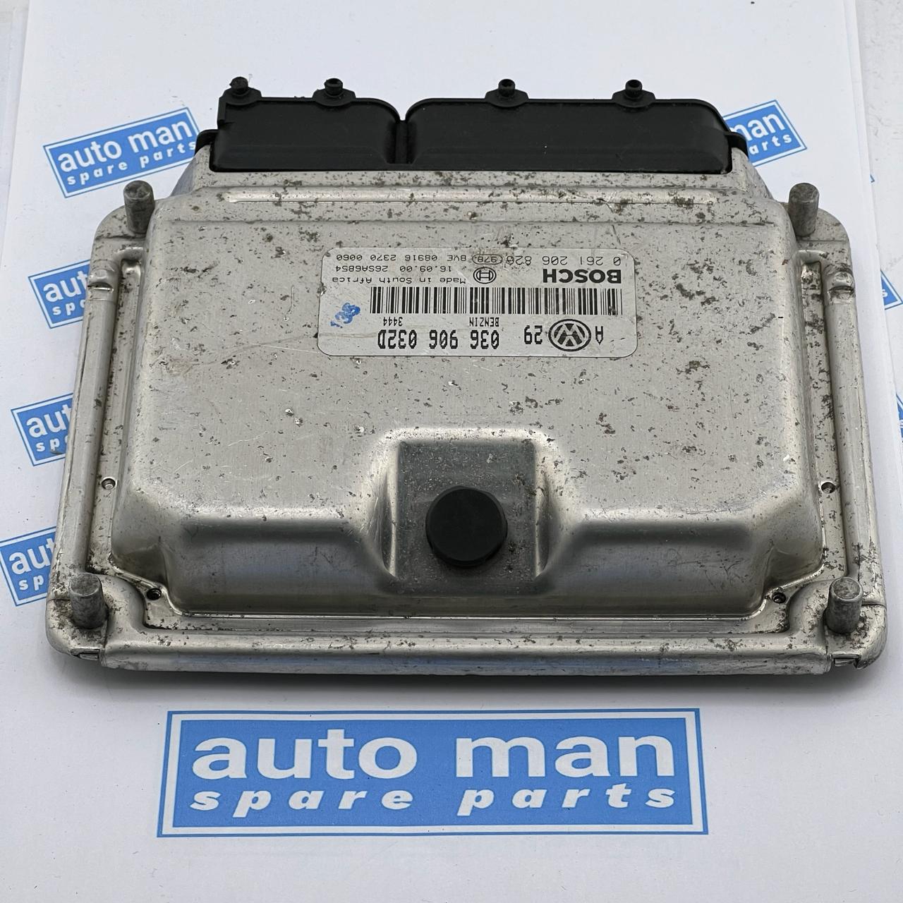 VW Golf engine control unit ECU kit 036906032D 0261206826 USED