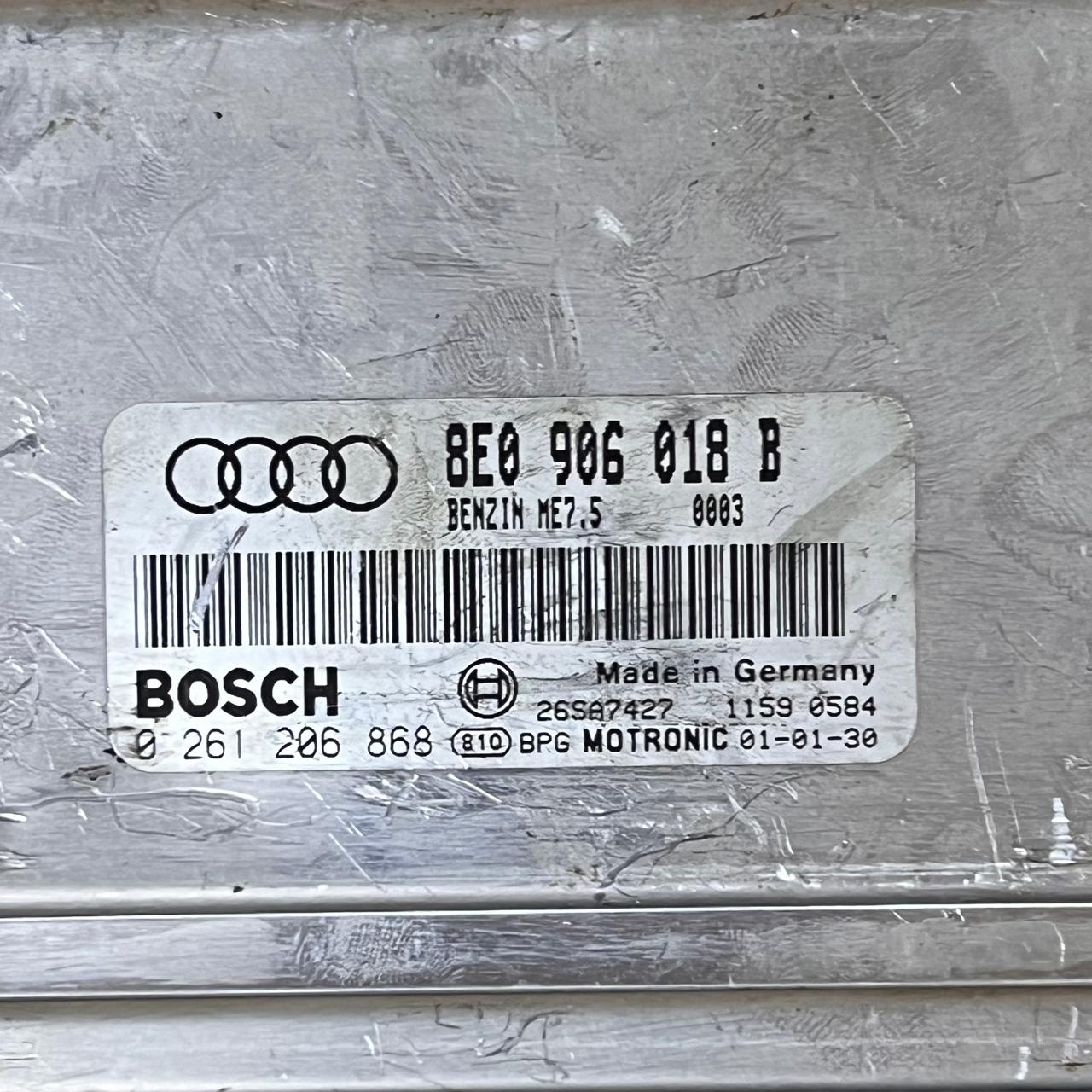 Engine control unit Audi A4 8E B6 ME7.5 8E0906018B 0261206868