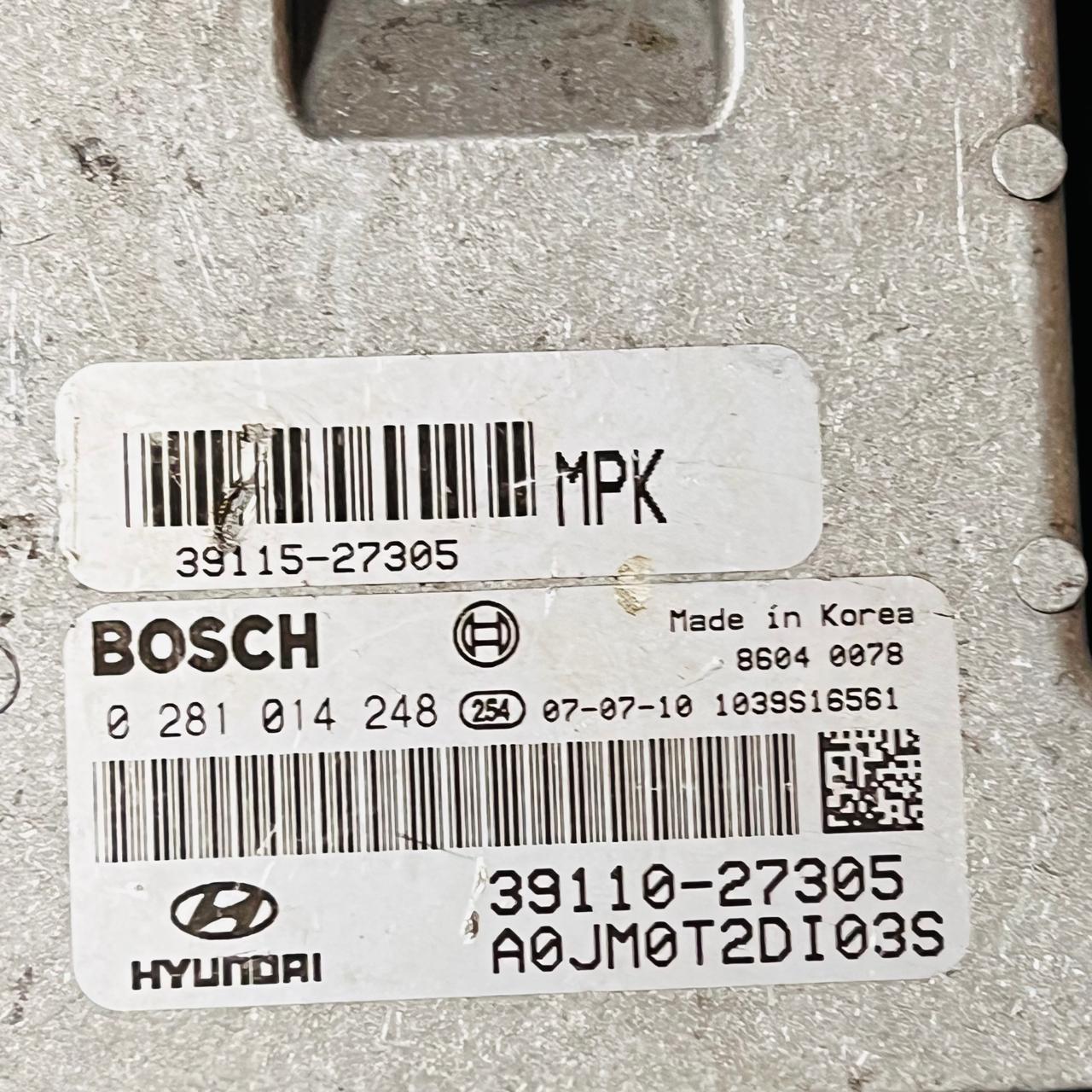 Bosch Engine ECU, Kia-Hyundai, 0 281 014 248 0281014248 39110-27305 3911027305